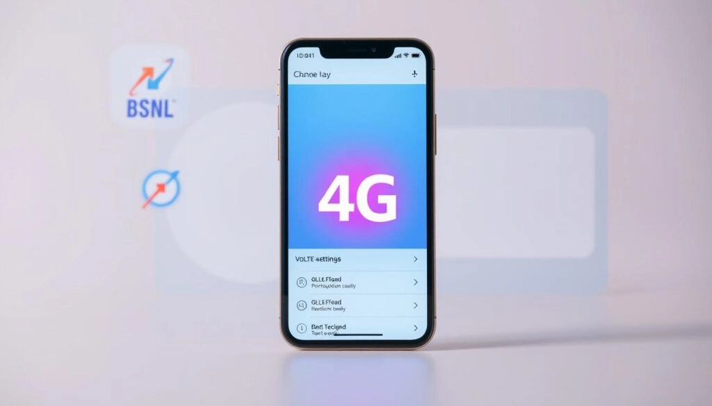 How do I activate VoLTE in BSNL 4G for my iPhone