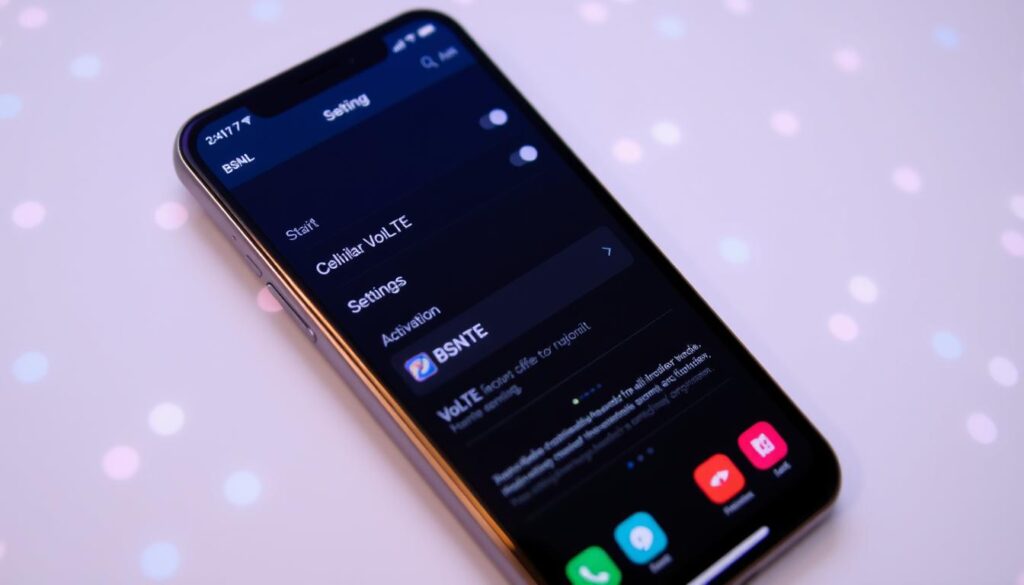 How do I activate VoLTE in BSNL 4G for my iPhone