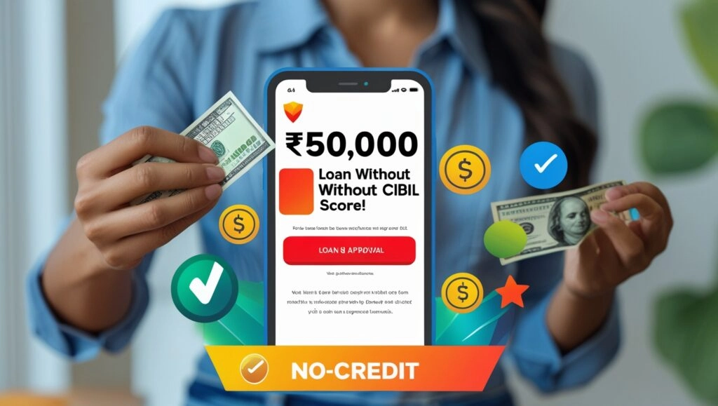 Bina CIBIL Score Ke ₹50,000 Ka Instant Loan